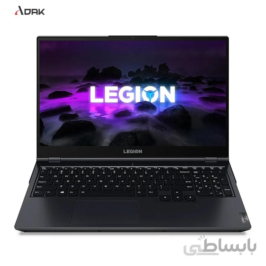 لپ تاپ لنوو Legion 5 گرافیک 4 گیگابایت ا Lenovo Legion 5 R7 4800H-8GB-512SSD-4GB 1650 Laptop