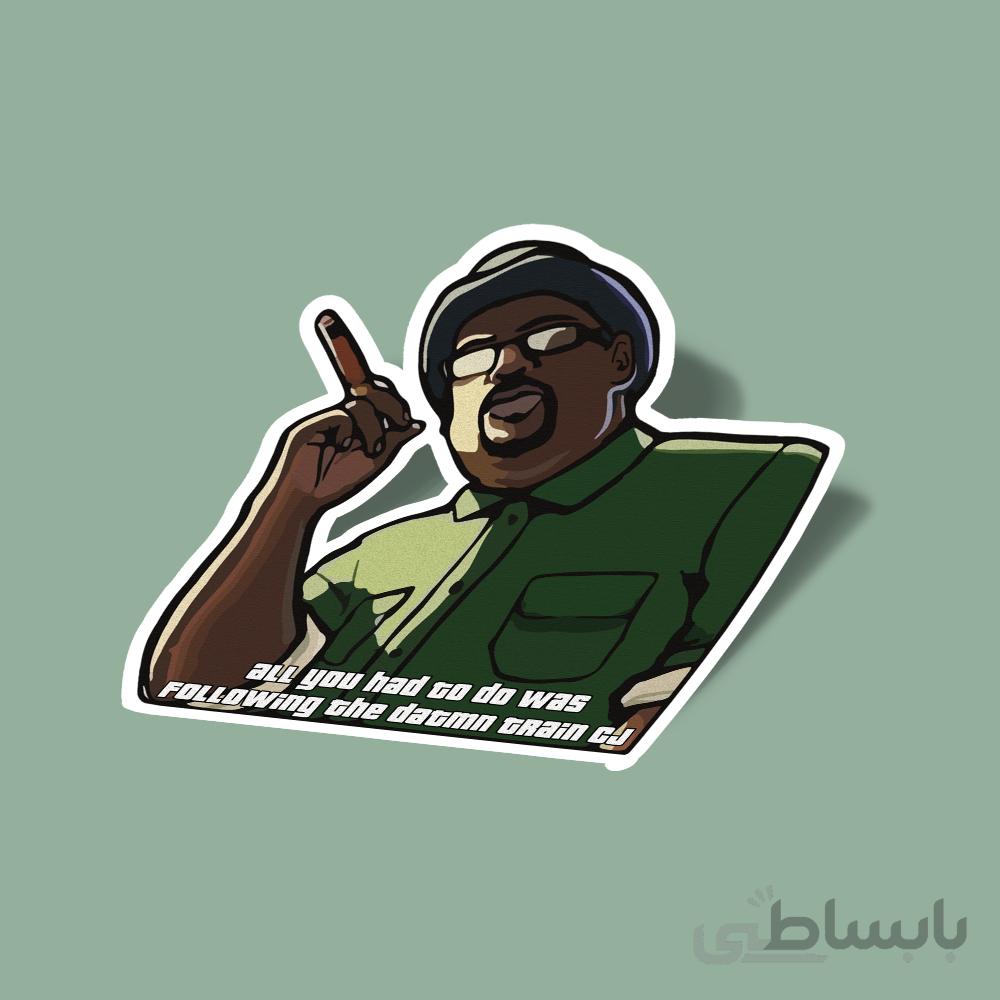 استیکر Bigsmoke (gta san andreas)