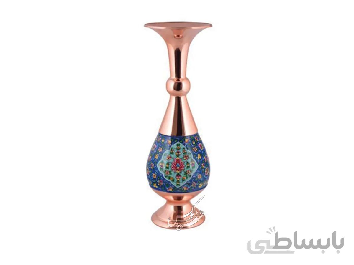 گلدان مس و پرداز صراحی 40 سانتی