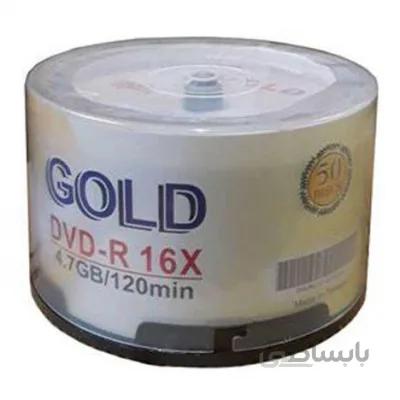 دی وی دی خام گلد / Gold پک 50 عددی