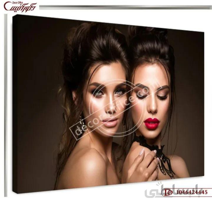 تابلو دکوراتیو چهره 4445 ا Decorative face painting 4445