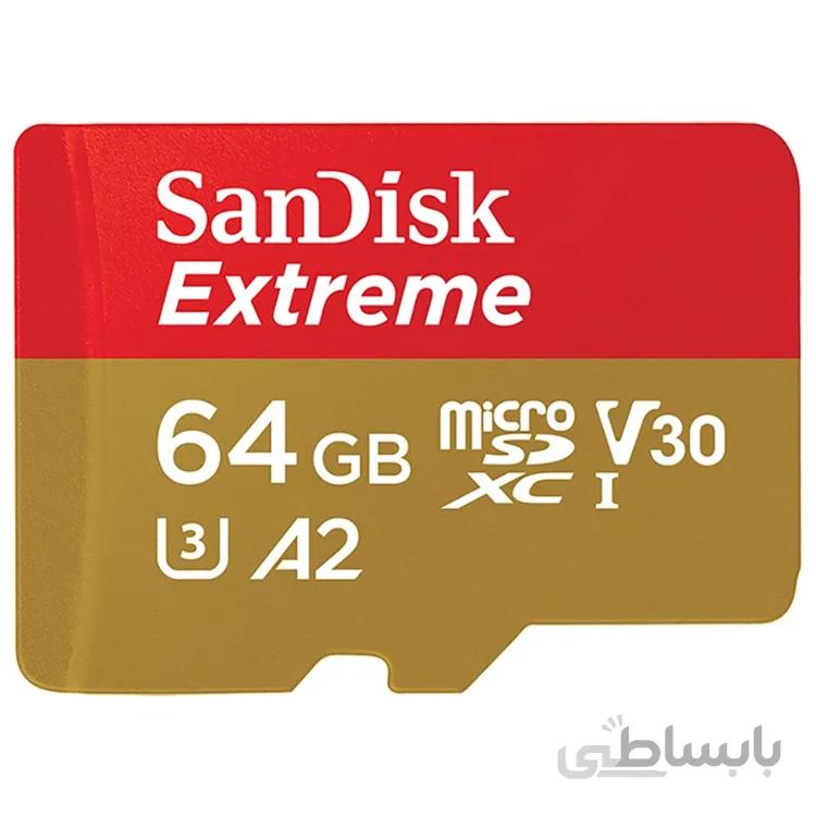 کارت حافظه Sandisk Micro SD64 GB 160 MB/S