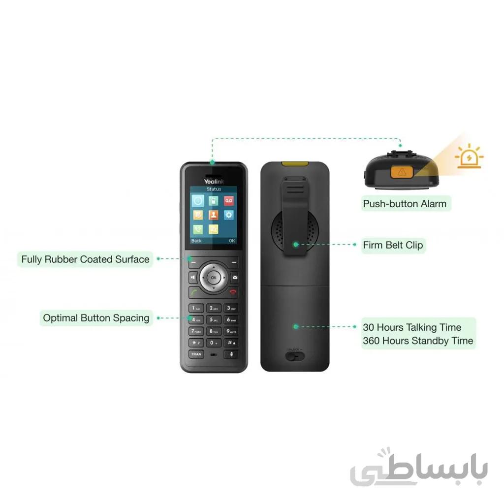 تلفن تحت شبکه یالینک مدل W59R ا Yealink W59R Wireless IP Phone