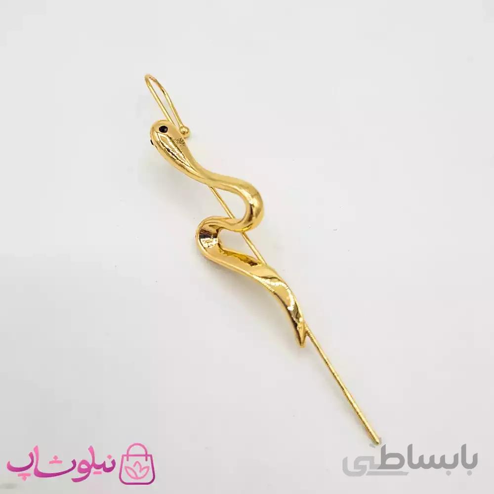 گوشواره زنانه کراس طرح مار