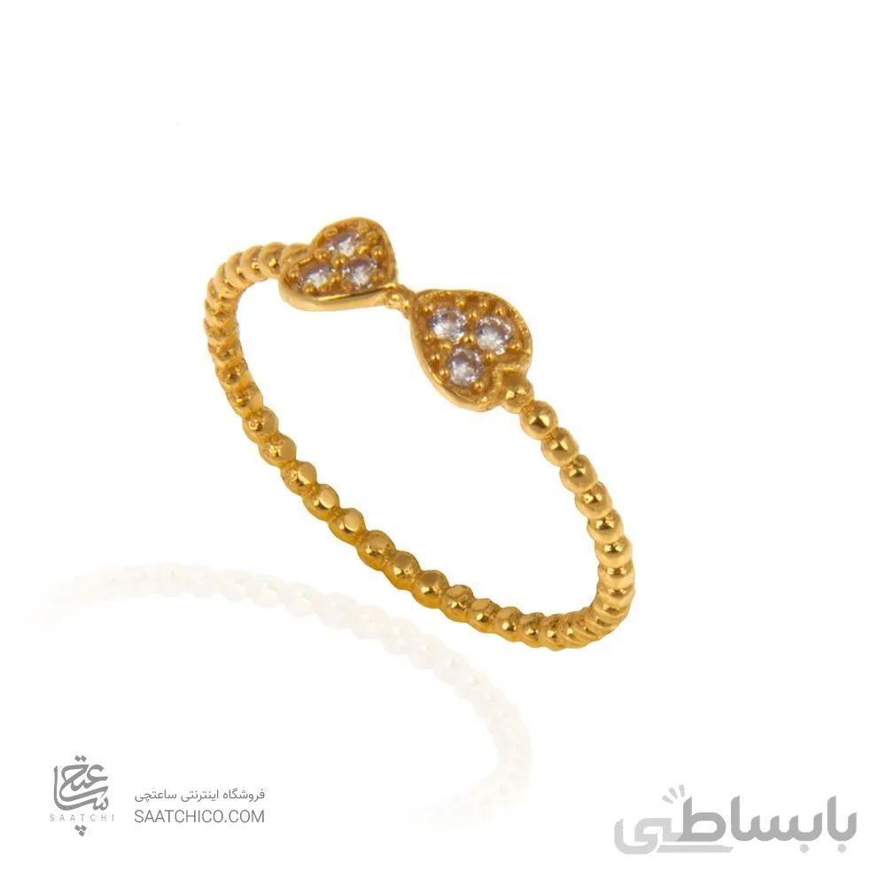 انگشتر طلا زنانه طرح پاپیون کد CR391