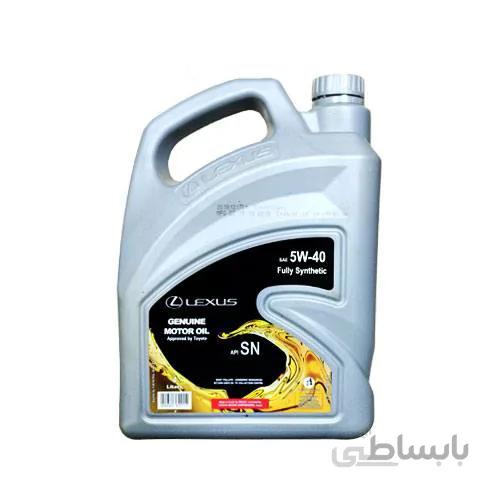 روغن موتور لکسوس مدل SN حجم 4 لیتر (5W-40)