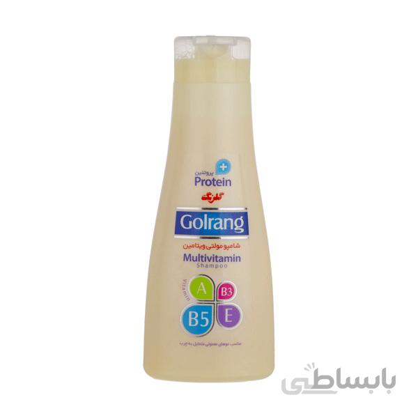شامپو مولتی ویتامین پروتئین پلاس مخصوص موهای چرب گلرنگ - 900 گرم