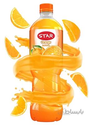 آبمیوه استار ۱ لیتری پرتقال Star flavoured fruit Orange