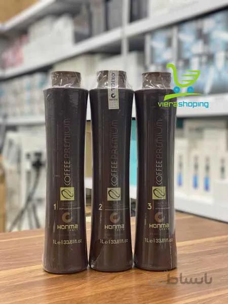 پک کراتین مو هونما Honma Coffee Premium Keratin Pack 3L
