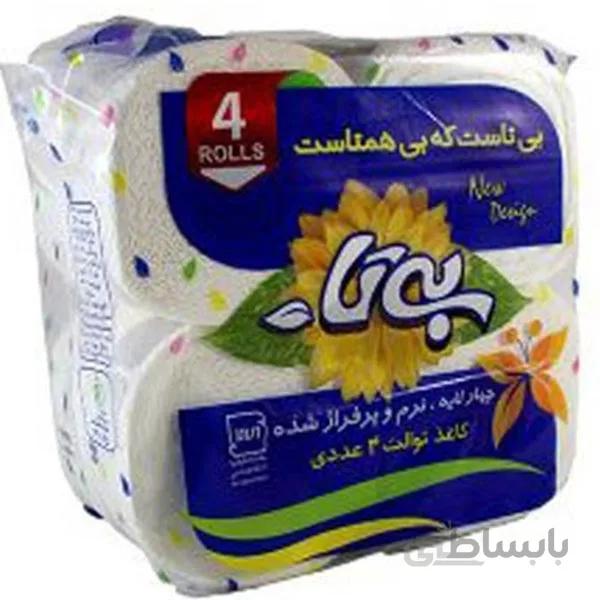 دستمال توالت بیتا ۴ قلو – کارتن ۱۶ بسته ای