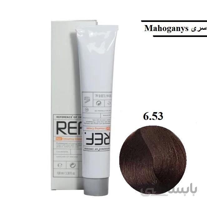 رنگ مو رف 6 53 بلوند ماهاگونی طلایی تیره