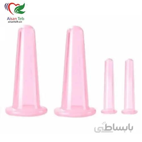 بادکش سیلیکونی صورت و زیر چشم 4 عددی (سیلیکون واکر آلمان)
