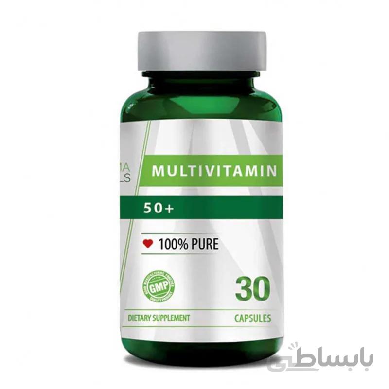 کپسول مولتی ویتامین 50 پلاس وانا دارو گستر 30 عدد