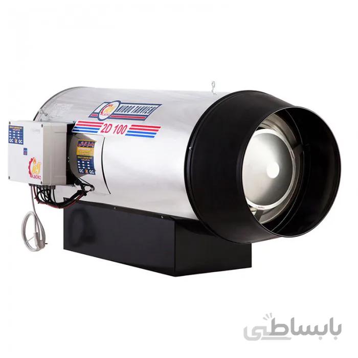 جت هیتر دو گانه سوز نیرو تهویه البرز - دو موتوره مدل 2D - 100