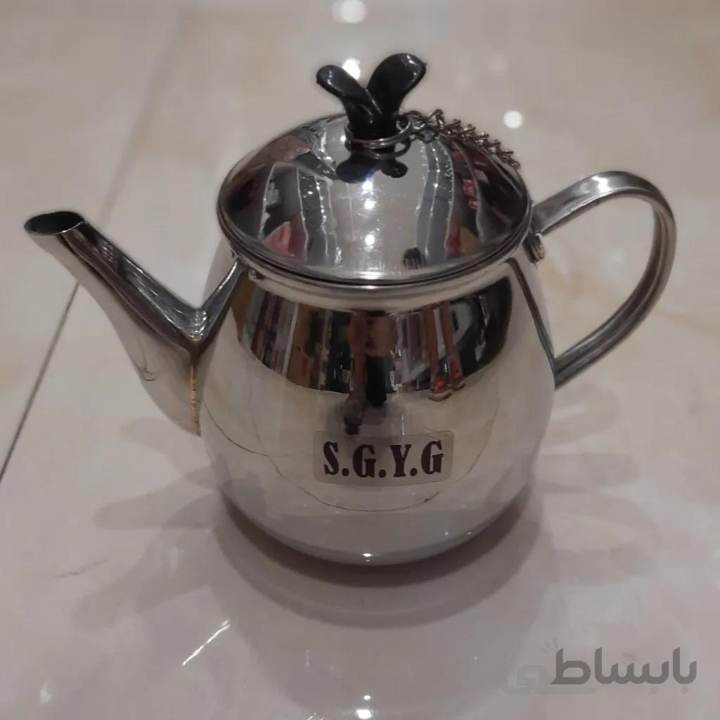 قوری استیل الماس یک لیتر