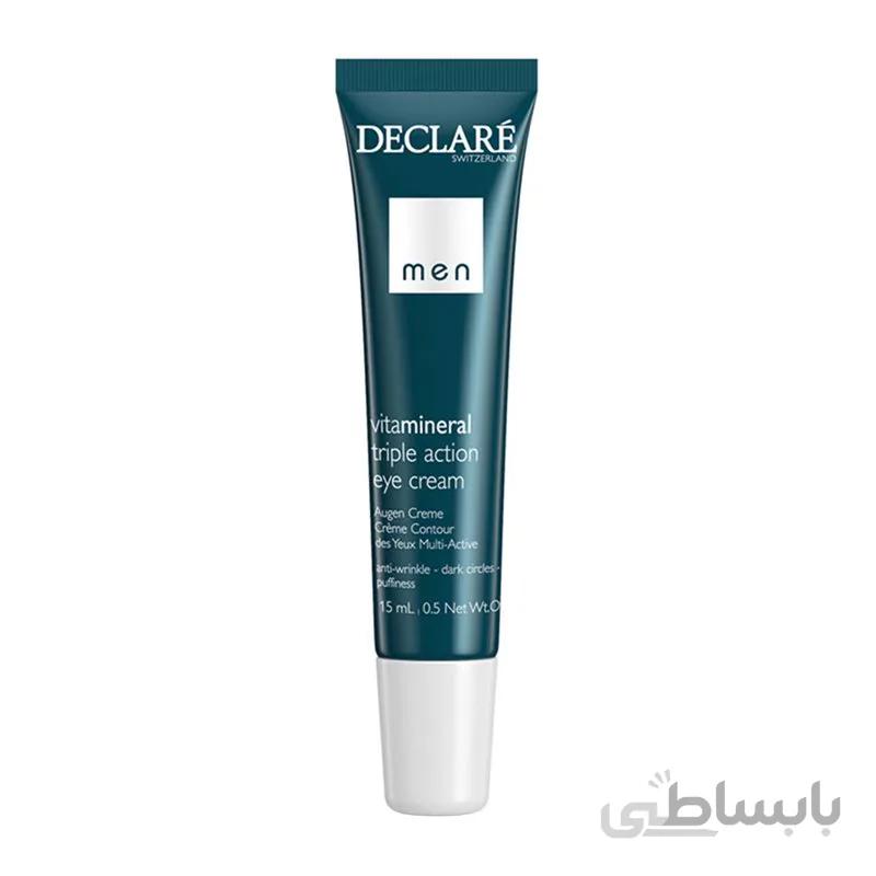 کرم دور چشم دکلره مدل vitamineral triple action حجم 15 میلی لیتر