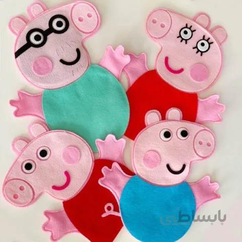 عروسک نمایشی نمدی خانواده پپاپیگ کد 3846