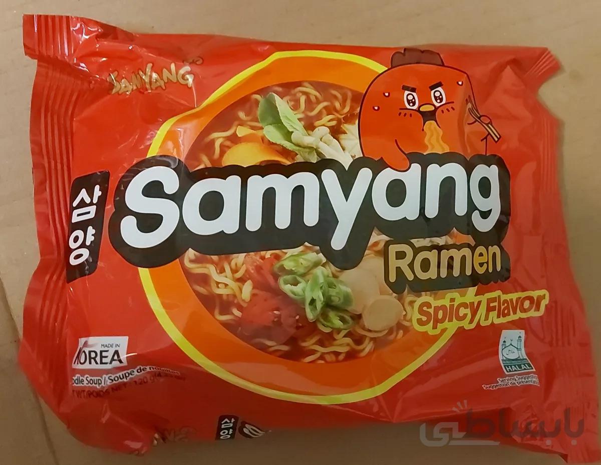 نودل ورمیشه ای کره ای ( رامن ) اسپایسی ۱۲۰ گرم سامیانگ – samyang ا samyang
