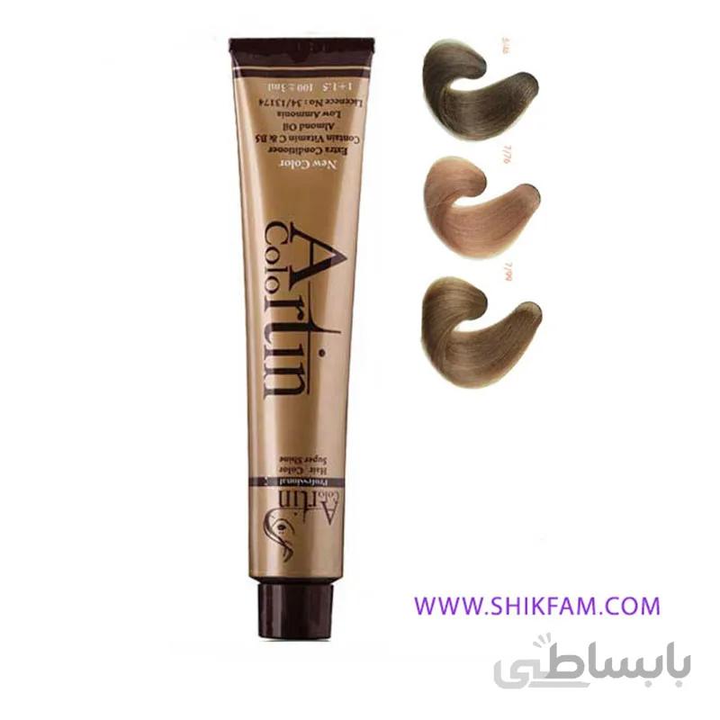 رنگ موی آرتین سری کروما ا artin cream hair Color Series chroma