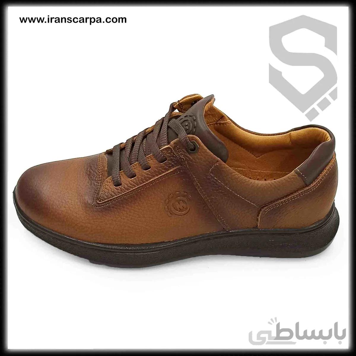 کفش چرم مردانه مدل لاتور