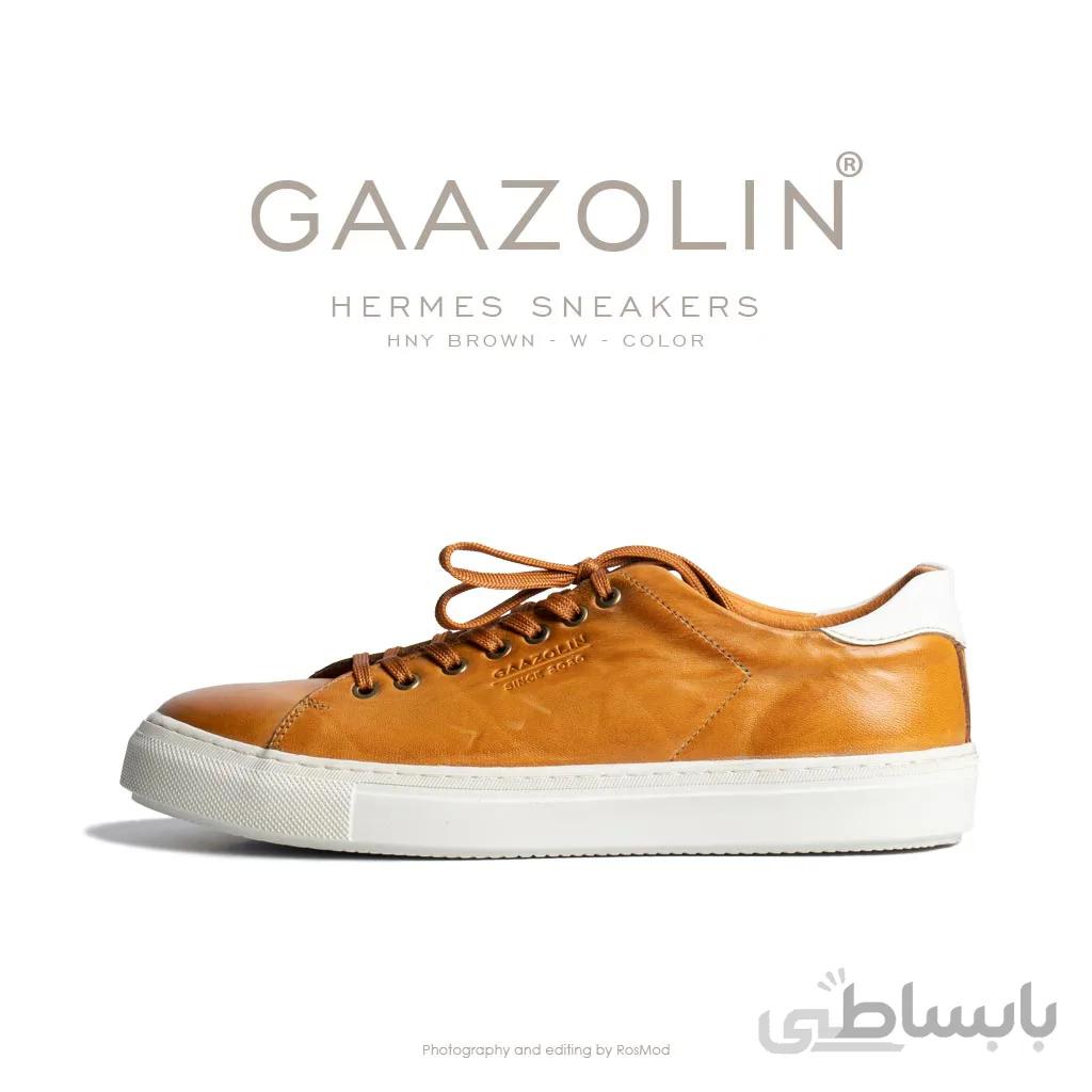 کتانی روزمره هرمس گازولین عسلی – GAAZOLIN Hermes Hny Brown W