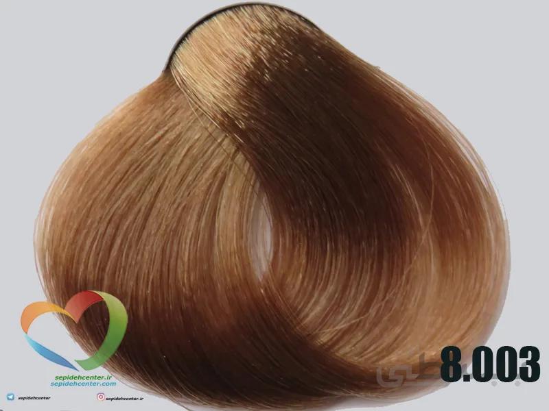 رنگ موی اچ اس لاین باهایا روشن 8.003 - ECHOSLINE COLOR LIGHT BLONDE NATURAL BAHAIA