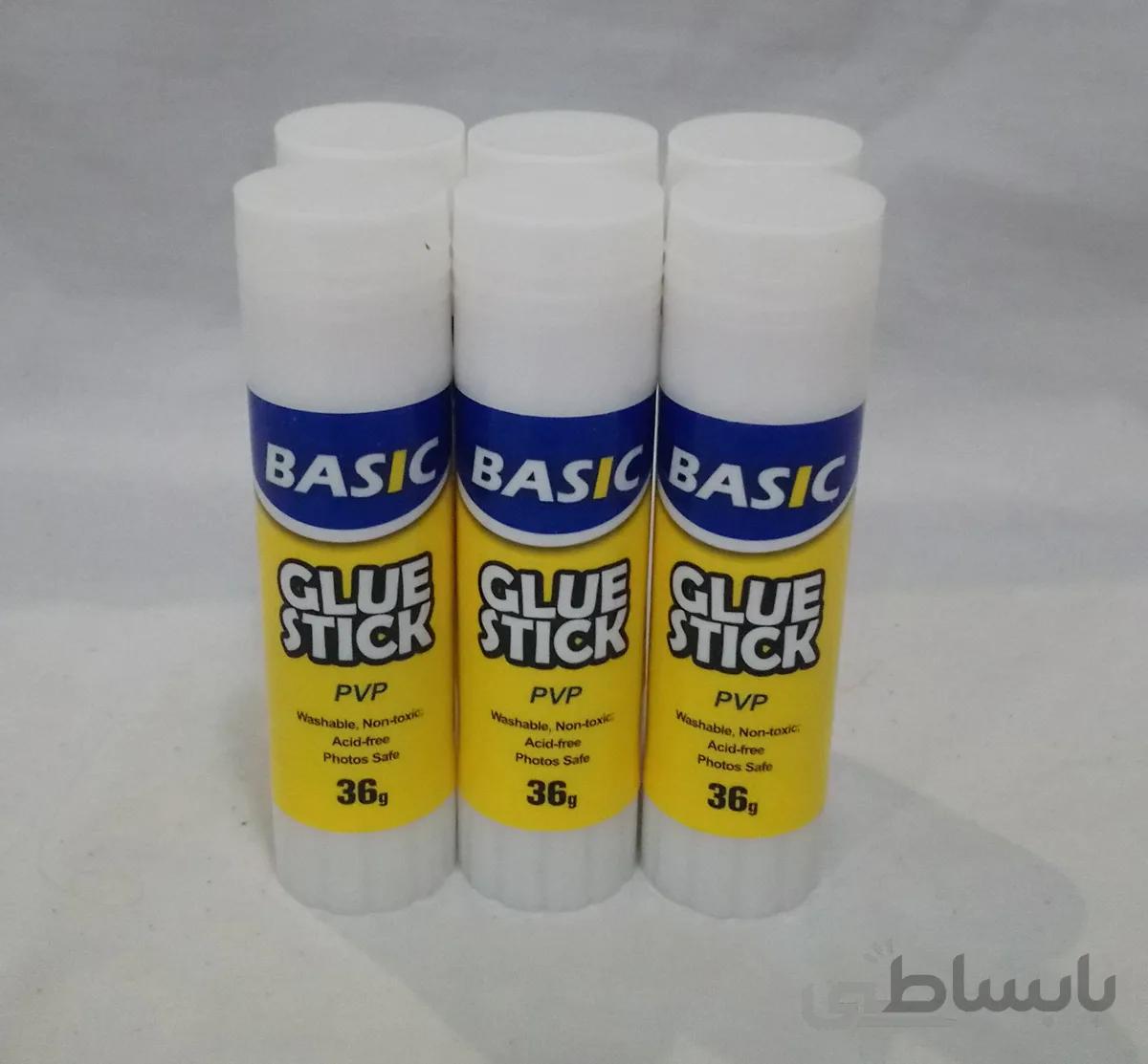 چسب ماتیکی بیسیک مدل 36 گرمی بسته 6 عددی