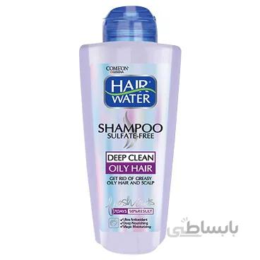شامپو کامان مدل Hair Water مناسب موهای چرب حجم 400 میل