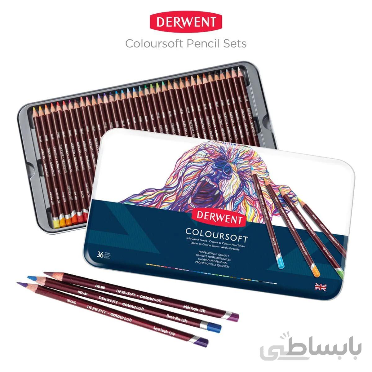 مداد رنگی کالرسافت 36 رنگ درونت