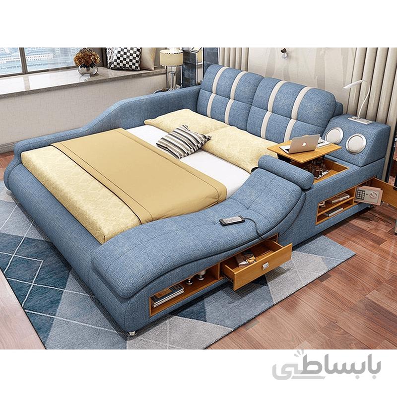تخت خواب هوشمند و آپشنال نابی تک - مدل ریزار