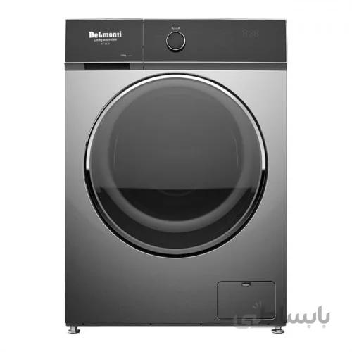 ماشین لباسشویی 9 کیلویی دلمونتی dl515 سفید نقره ای ا Delmonti dl515 9kg Washing machines INVERTER MOTOR