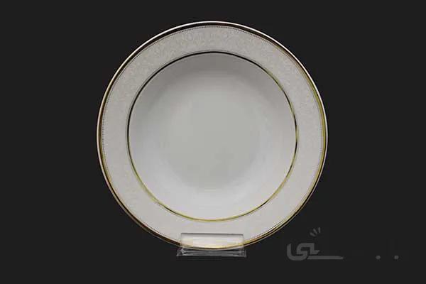 تخت26 ( پلو خوری ) چینی تقدیس قالب گرد گل آرایی یوری طلا