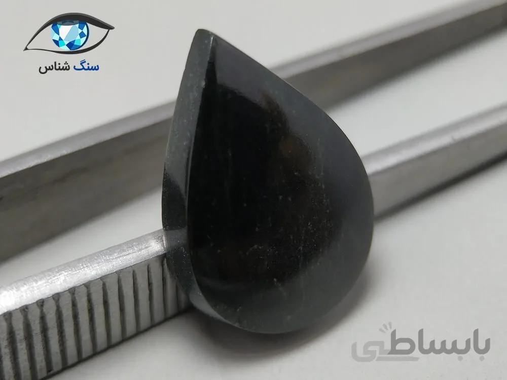 یشم جیدیت تیره اشکی 1.9 گرم