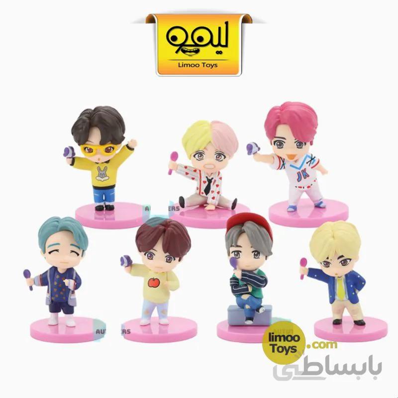 مجموعه فیگور گروه BTS کد 3012