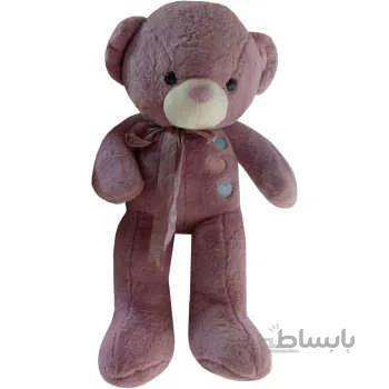 عروسک طرح خرس مدل سینه سه قلب ارتفاع 140 سانتی متر