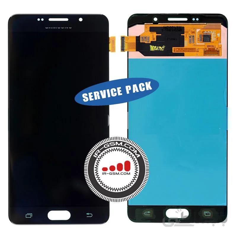 تاچ ال سی دی سامسونگ سرویس پک مشکی Samsung Galaxy A710 A7 2016