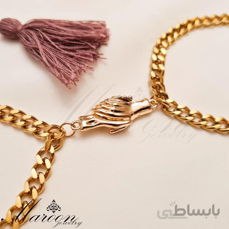 ست دستبند عاشقانه مگنتی مارون CD136