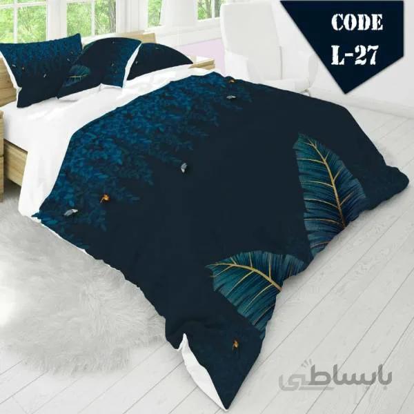 روتختی سه بعدی ساتن ابریشم ترک طرح ساده - کد 27