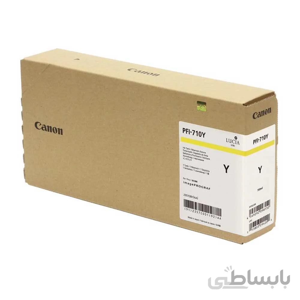 کارتریج کانن مدل PFI-710Y ا Canon Genuine Ink Tank PFI-710Y