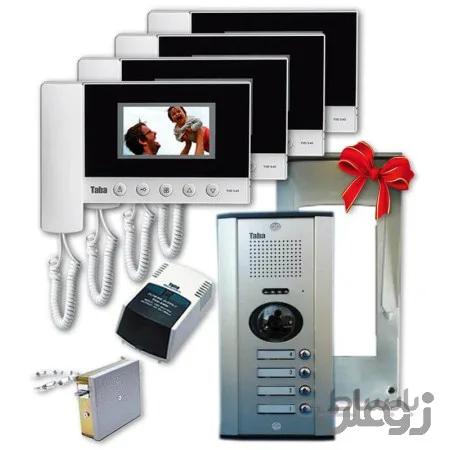 پکیج آیفون تصویری چهار واحدی تابا TVD5-43