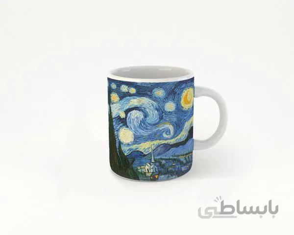 ماگ طرح شب پرستاره
