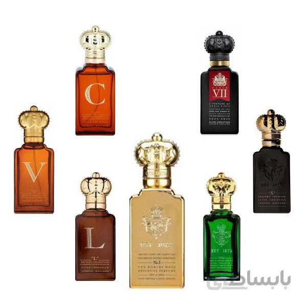 سمپل/دکانت عطر ادکلن کلایو کریستین ست مردانه ۷ عددی با حجم ۱ میلی لیتر