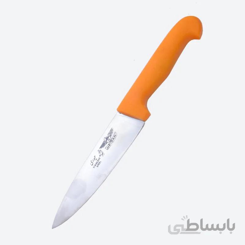 چاقوی جوجه زن حیدری دسته نارنجی
