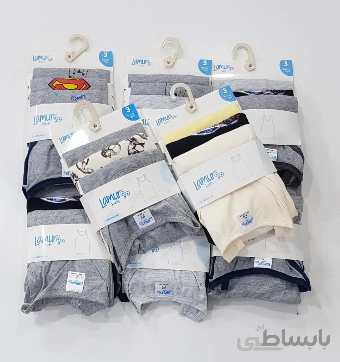زیر پوش تمام پنبه ترک برند LAMUR کد:8000