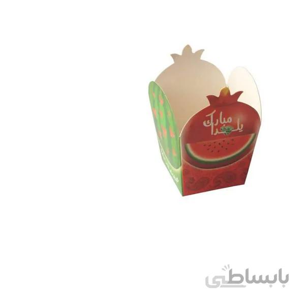 ظرف پاپ کورن مدل یلدا بسته 6 عددی