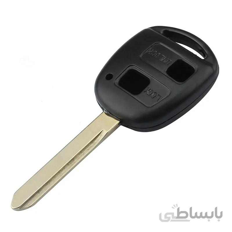 قاب ریموت تویوتا لندکروز یاریس آونسیس کرولا کارینا دو دکمه
