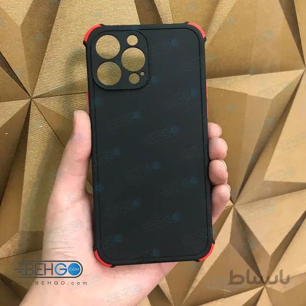 قاب ایفون 13 پرو مکس کاور مدل دکمه رنگی اپل با محافظ لنز دوربین گوشی Camera Cover color key Case for iPhone 13 Pro Max ا Camera Cover color key Case for iPhone 13 Pro Max