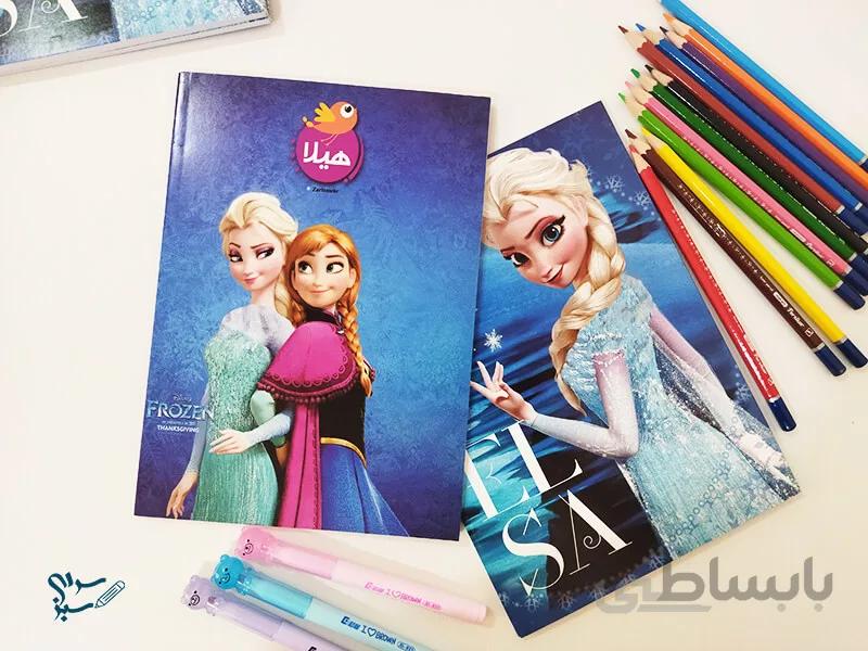 دفتر نقاشی 50 برگ ته چسب طرح فانتزی