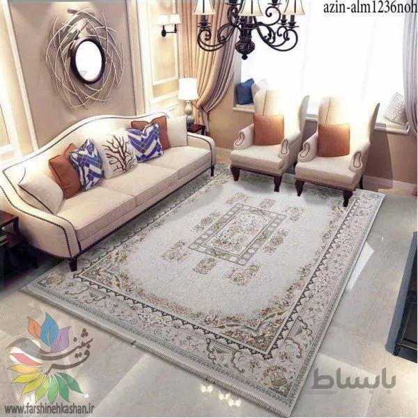 آذین نقره ای 1200 شانه گل برجسته