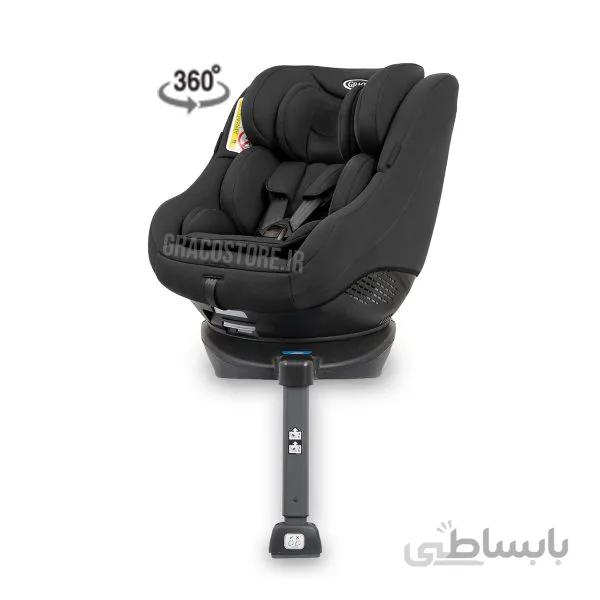 صندلی ماشین گراکو مدل Turn2Me Black ا Graco Turn2Me 360° Rotating IsoFix Car Seat - Black